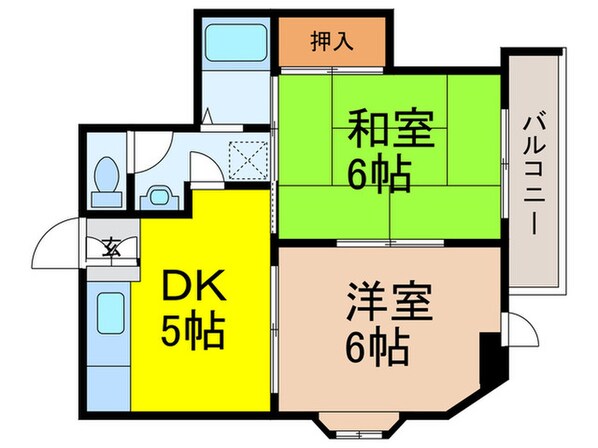 メゾンビスタの物件間取画像